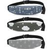 3 Pcs Baby Carseat Head Support, Car Seat Straps Pillow Support Ban, Stroller Neck Relief Strap Headrest, Slumber Sling Sleep Positioner for Toddler Infants Child Children Kids (Clouds, Fish, Arrows) view 1
