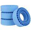 FriHobby Soft 2.2" Silicone Tire Inserts, 4Pack, Fits 132134mm (5.25" OD) Crawler Tires, Waterproof Foam Replacement for 1/10 RC Crawlers, 12545mm, Enhanced Traction & Sidewall Support (Blue) view 1