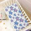 Turtle Cartoon White Baby Crib Sheets Buttery Soft & Breathable Fitted Crib Sheet for Standard Mattress for Boys Infant Toddler Girls, 28"x52"x9" view 4