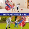 2-Player Kids Arcade Basketball Game Set, Dual Upgraded Hoop with LED Light Electronic Scoreboard 4 Balls, 3-12 Kids Sports Toys Carnival Games, Home Backyard Indoor Outdoor, Boys Girls Toddlers Gifts view 2