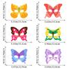 12 Pcs Spring Butterfly Paper Masks For Kids Spring Time Butterfly Theme Dress-Up Party Birthday Accessory Favor Supplies view 2