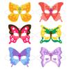 12 Pcs Spring Butterfly Paper Masks For Kids Spring Time Butterfly Theme Dress-Up Party Birthday Accessory Favor Supplies view 4