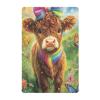 Butterfly Highland Cow Flowers Baby Crib Sheets Buttery Soft & Breathable Fitted Crib Sheet for Standard Mattress for Infant Toddler Boys Girls, 28"x52"x9" view 1