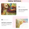 Butterfly Highland Cow Flowers Baby Crib Sheets Buttery Soft & Breathable Fitted Crib Sheet for Standard Mattress for Infant Toddler Boys Girls, 28"x52"x9" view 3