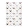 Koala Rainbow Star White Baby Crib Sheets Buttery Soft & Breathable Fitted Crib Sheet for Standard Mattress for Girls Infant Toddler Boys, 28"x52"x9" view 1