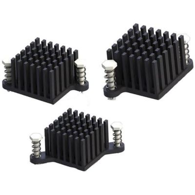 960-21-33-D-AB-0, Heat Sinks BGA Heat Sink, 21x33mm, Diagonal Plastic Push Pin