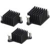 960-21-33-D-AB-0, Heat Sinks BGA Heat Sink, 21x33mm, Diagonal Plastic Push Pin view 1