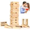 48 Wooden Blocks Spanish Blocks Tower Game for Adults Couples Super Naughty Block Tower Tumbling, en espaol Tumbling Stacking for Lovers Date Night Valentines Drunking Games Funny Bedroom Sports view 1