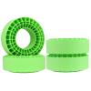 CrazyHobby 2.2" Soft Silicone Inserts, Fits 132134mm 5.25" OD Crawler Tires, 4Pack, Waterproof, Traction & Sidewall Support for 1/10 RC Crawlers, 12545mm, Compatible with TRX4 SCX10 (Green) view 1
