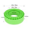 CrazyHobby 2.2" Soft Silicone Inserts, Fits 132134mm 5.25" OD Crawler Tires, 4Pack, Waterproof, Traction & Sidewall Support for 1/10 RC Crawlers, 12545mm, Compatible with TRX4 SCX10 (Green) view 2