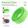CrazyHobby 2.2" Soft Silicone Inserts, Fits 132134mm 5.25" OD Crawler Tires, 4Pack, Waterproof, Traction & Sidewall Support for 1/10 RC Crawlers, 12545mm, Compatible with TRX4 SCX10 (Green) view 4
