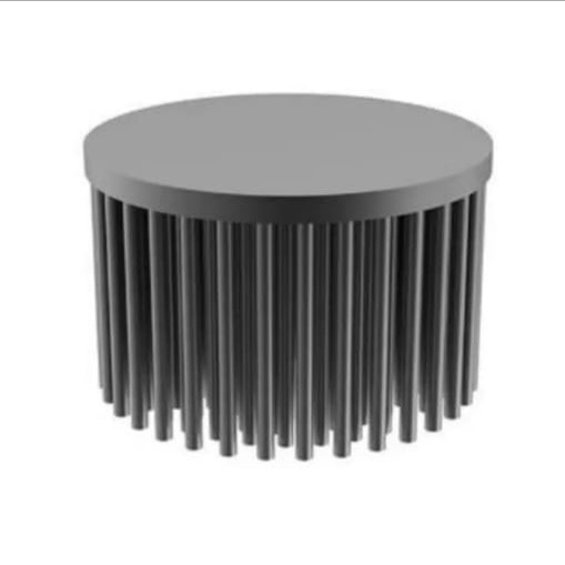 PINLED-6860, LED Heat Sinks & Thermal Substrates Heat Sink, Pin LED, 68mm Diameter, 60mm Height