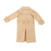 1/12 Scale Wired Trench Coat for 6 Inch Action Figures, Khaki Windbreaker Jacket Doll Costume Outfit view 2