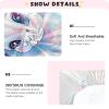 Cute Lion Cub Baby Crib Sheets Buttery Soft & Breathable Fitted Crib Sheet for Standard Mattress for Girls Infant Toddler Boys, 28"x52"x9" view 3
