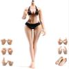 1/6 Scale Female Body, 12inch Super Flexible Seamless Model Slender Female Action Figure Body Doll with Detachable Feet & Hands Accessory (Normal Skin) view 1