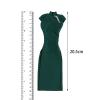 1/6 Chinese Cheongsam Dress Costume for 12inch BJD Doll, Green Traditional Asian Attire Female Figure Accessory view 2