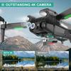 4K Camera Drone for Kids 8-12 & Adults - Beginner-Friendly Mini Drone with Emergency Stop, Headless Mode,360 Flips, Carrying Case & 2 Batteries, RC Quadcopter Toys for Boys Girls Age 6-14-Charcoal black view 2