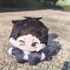 3pcs BSD Plushies Dazai Osamu Plush Nakahara Chuuya Soft Figure Stuffed Doll, 10cm Akutagawa Ryunosuke Anime Plushies Schoolbag Wallet Pendant Charm view 4