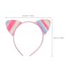 Alipis 10pcs Cat Ears Headband: Cute Animal Ears Hair Accessory - Sequins Hairpiece - For Cosplay Halloween Parties Headwear Cosplay Prop view 2