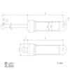Wheelfun LESU Yz1606 Hydraulic Oil 1pc 70MM Cylinder 1/14 RC Dump Truck DIY Tamiya Model view 3