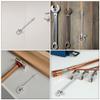 Abaodam 2pcs Heavy Duty Porch Hangers Stainless Steel Swivel Hooks for Porch Punching Bag Hammock Gym Playground Ceiling Mount Supplies view 3