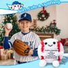 OkiyiD Mini Funny Positive Gifts Baseball, Knitted Wool Baseball Crochet Toy with Positive Card, Creative Cute Emotional Support Cheer Up Keepsake Gift for Kids Boys Men College Temmate view 2