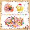160 Pcs Mini Christmas Resin Ducks Luminous Tiny Ducks Little Glow in The Dark Plastic Ducks for Micro Landscape Garden Aquarium Dcor Dollhouse Accessories DIY Craft Slime Making Xmas Decoration view 3