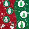 FIIOEOY 24 Pack Build a Snowman & Christmas Trees Clay Kit for Kids  Colorful Air Dry Clay Christmas Craft Set, Modeling Craft DIY Set, 2-in-1 Snowman Tree Activity, Creative Xmas Gift for Boys Girls view 4