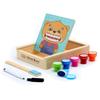 Bimi Boo Tooth Brushing Toy for Toddlers 2-4 Montessori Dentist Kit for Kids, Teeth Cleaning Toy, Dental Hygiene Learning Set, 8-Piece Playset with 6 Tooth Monster Stamps, Marker & Toothbrush view 1