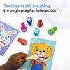 Bimi Boo Tooth Brushing Toy for Toddlers 2-4 Montessori Dentist Kit for Kids, Teeth Cleaning Toy, Dental Hygiene Learning Set, 8-Piece Playset with 6 Tooth Monster Stamps, Marker & Toothbrush view 4