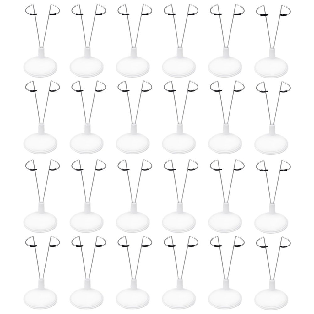 24 Piece Doll Stands, Display Holders for Action Figures, Metal Stands with Rubber Tips, Organizers Perfect for Collectors and Showcasing