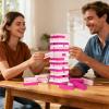 Aosemili 54 Wooden Blocks Stacking Tower Game for Couples Valentine Tower Stacking Blocks Tumbling Couples Dating Games with Gift Box view 3