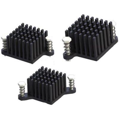 960-23-33-D-AB-0, Heat Sinks BGA Heat Sink, 23x33mm, Diagonal Plastic Push Pin