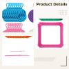 240 Pcs DIY Potholder Kit Featuring 8 Bright Colors, Includes Weaving, Crochet Hook, and Sewing Needle, Ideal for Craftful Projects and Creative Enjoyment view 4