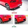 BaoHYeS GOLF7 Diffuser Compatible for VW Golf 7 Rear Bumper Lip MK7 2013-2016 Accessories MK Trunk Spoiler Auto Exterior Parts Car-(No Light 13-16) view 2