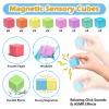 Apluses 42PCS Magnetic Blocks Set, Magnet Building Cubes for Toddlers, Travel Sensory Autism Preschool Montessori Toys for 3 4 5 6 7 8 Year Old, Birthday Girls Boys Gifts view 2
