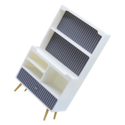 1/12 Scale White Miniature Cabinets for Kitchen Storage Modern Display Furniture Accessories Realistic Doll Accessories