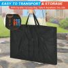 Giant Wooden 4 in a Row Game 2.8Ft, Outdoor Yard Game for Famlies Adults, 42 Pcs Chips & Durable Carrying Bag view 4