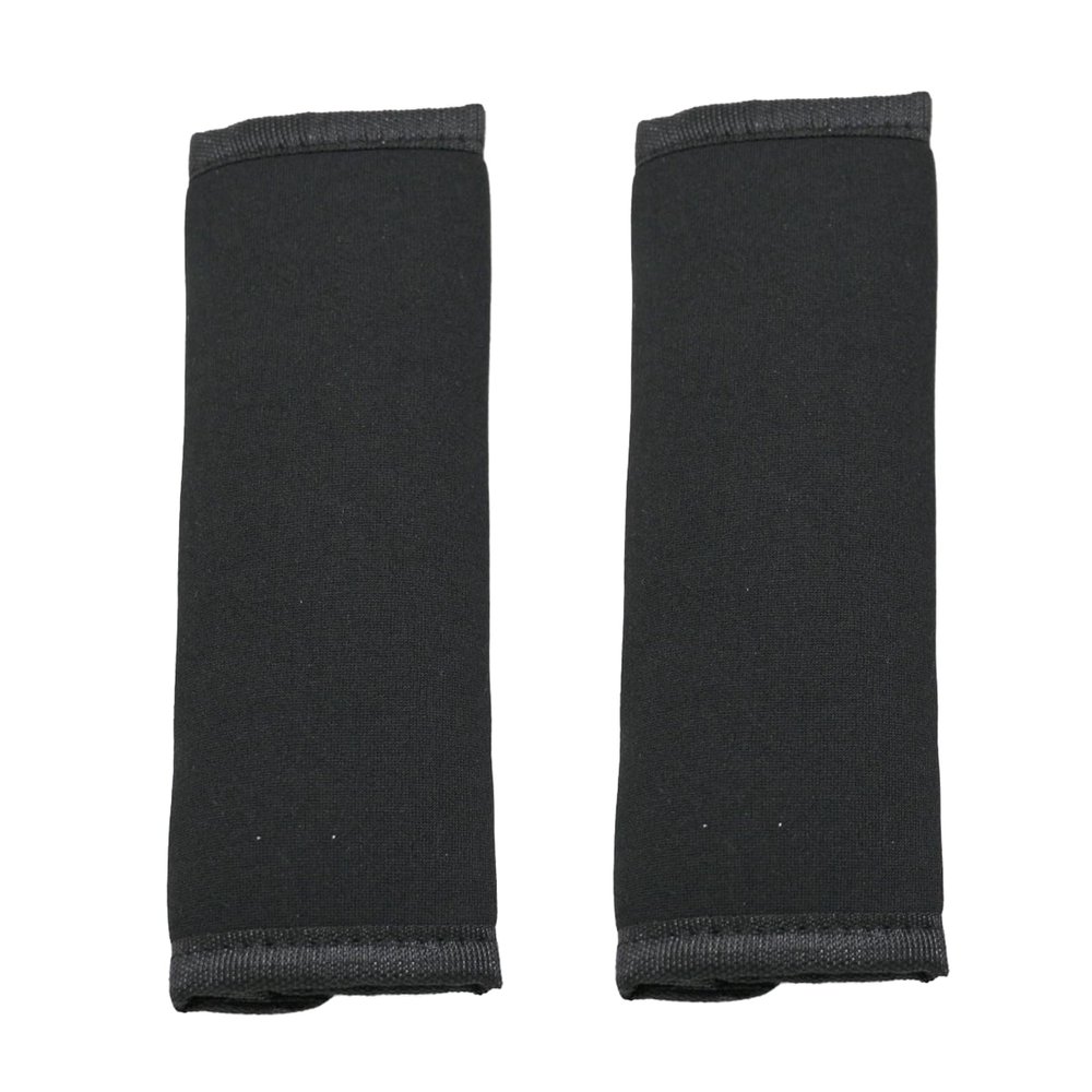 2 Pack Kids Replacement Pushchair Handle Cover, Toddler Stroller Handle Cover, Diving Materials Dust Proof Protector Sleeve for Universal Stroller Handle (Black)