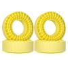 4pcs Silicone Tire Inserts Soft for 1/10 RC Crawlers Fits 132-134mm 4.84" OD Crawler Tires, Replaces Foam Inserts, 2.2 Tires (Yellow) view 1