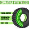 4pcs Silicone Tire Inserts Soft for 1/10 RC Crawlers Fits 132-134mm 4.84" OD Crawler Tires, Replaces Foam Inserts, 2.2 Tires (Yellow) view 3