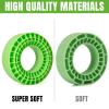 4pcs Silicone Tire Inserts Soft for 1/10 RC Crawlers Fits 132-134mm 4.84" OD Crawler Tires, Replaces Foam Inserts, 2.2 Tires (Yellow) view 4