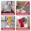 iselyn Kids Spray Mop - Fun & Educational Montessori Housekeeping Toys Mini Size Cleaning Set Includes Kids Mop with Real Water Sprayer Washable Microfiber Pads & Scraper view 2