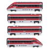 Arnold HN2622S Iryo (Spain), Frecciarossa 1000 Base Set, 4 Elements, ep. VI with DCC Sound decoder, Metal, Red/Silver view 1