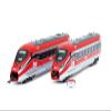Arnold HN2622S Iryo (Spain), Frecciarossa 1000 Base Set, 4 Elements, ep. VI with DCC Sound decoder, Metal, Red/Silver view 2