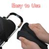 2 Pack 6.3 5.51in Armrest Handle Cover,Handle Sleeve Cover Replacement Pushchair Universal Handle Cover Accessory Elastic Dust Proof Protector Sleeve for Pushchair Pram(Black) view 4