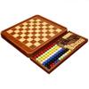 Top Natural Wood Chess Set - Travel Games Sets with Board Games Gift, Chess Gifts & Pieces (Small) view 1