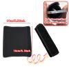 2 Pack 6.3 5.51in Armrest Handle Cover, Universal Pushchair Protector Handlebar Sleeve Bumper Dust Proof Handle Accessories Removable Fabric Pushchair Case Grip Bar Replacement Arm Covers(Black) view 2