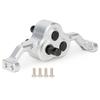 Aluminum Transfer Case Gearbox 70mm Width Underdrive 30% for 1/10 RC Crawler Cheater Rigs LCG Chassis Build DIY Upgrade Parts (Silver) view 2