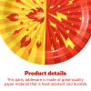 20pcs Cartoon Animation Dinner Plates, 22.7cm/9in Round Paper Plates for Birthday Party Supplies Tableware Table Decorations for Baby Shower Kids Events Themed Party Decor view 3
